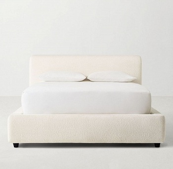 Фото Двуспальная кровать Sylvain бежевый цвета