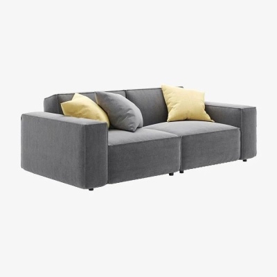 Фото Модульный диван Como серого цвета