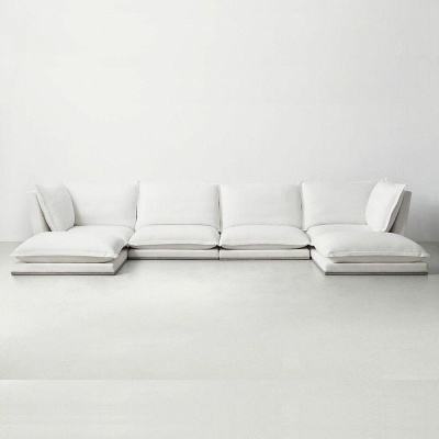 Фото Модуль без подлокотников Cosa серого цвета