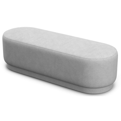 Фото Пуф BASE  серого цвета